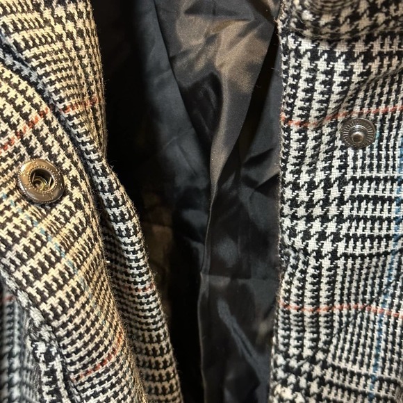 A New Day | Houndstooth Snap Button Jacket | Size: Large | Black & White - Picture 4 of 10